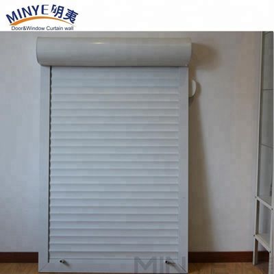Ventana de persiana rodante manual de grado comercial con perfil de aluminio de 3,0 mm de espesor