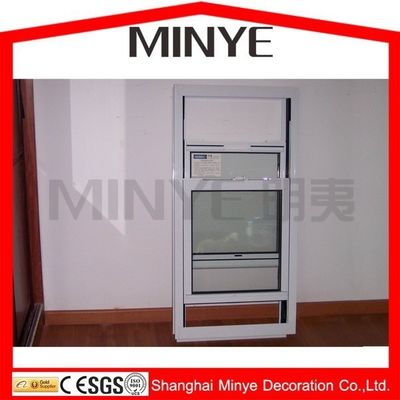 1.4mm espesor de perfil Arco de diseño superior de baño ventana de aluminio deslizante vertical OEM