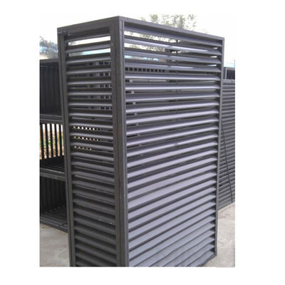 Cuadro de perfil de aluminio 6063-T5 Persiana de plantación fija para estética y seguridad