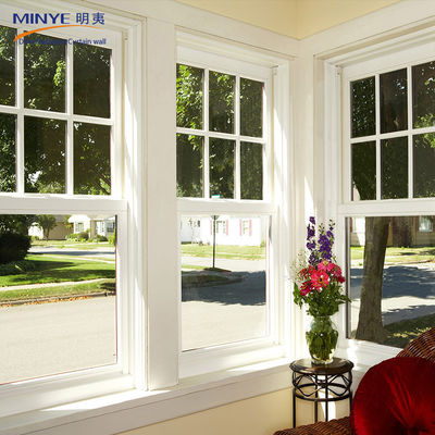 Ventanas de vidrio de aluminio blanco con diseño de estilo español de Shanghai