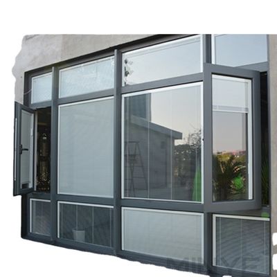 Estilo de diseño de tiras de goma EPDM Moderno Cuadro de aluminio Casement Ventana Ventana de imagen