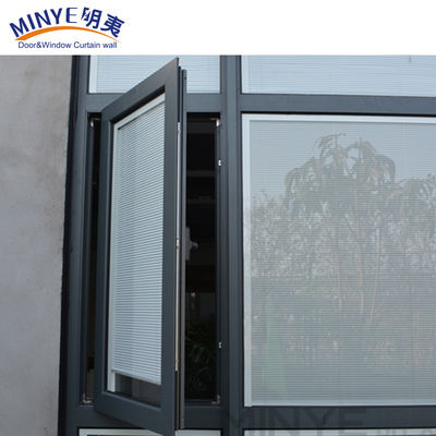 Estilo de diseño de tiras de goma EPDM Moderno Cuadro de aluminio Casement Ventana Ventana de imagen
