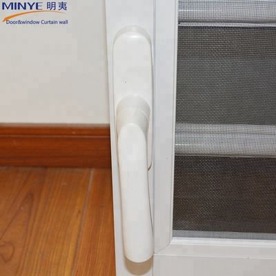 Ventana de persiana de vidrio de aluminio con color de perfil personalizado y recubrimiento en polvo