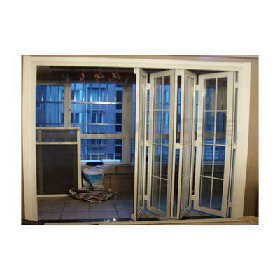 Puertas correderas bi-plegables en pared divisoria insonorizada Puertas de acordeón acabadas duraderas