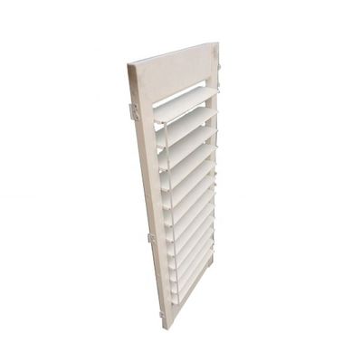 Patrón de apertura horizontal Francia Persianas de PVC / Plantación de Louver Estilo de diseño moderno