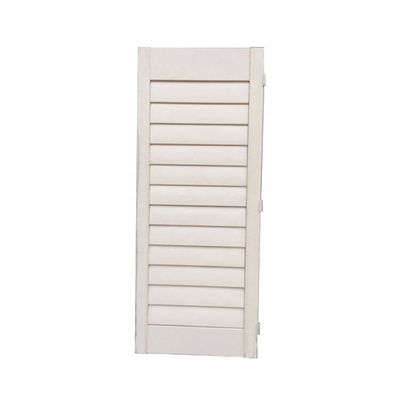 Patrón de apertura horizontal Francia Persianas de PVC / Plantación de Louver Estilo de diseño moderno