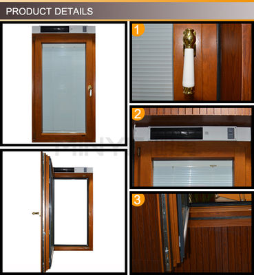 Ventanas de aluminio con bandas de goma EPDM dentro de ventanas de vidrio para edificios de oficinas