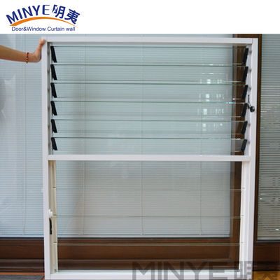Ventanas de persianas de aluminio para estética y ventilación en colores personalizados