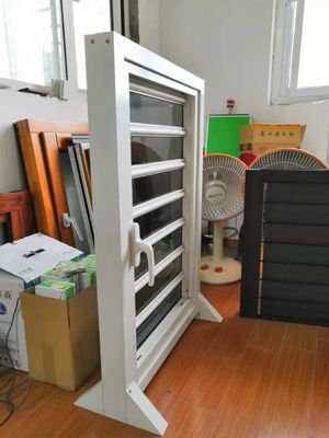Ventanas de persianas de aluminio para estética y ventilación en colores personalizados