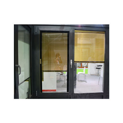 Ajuste del campo visual Ventana de aluminio con persiana interna y doble cristal
