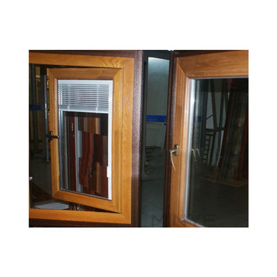Ajuste del campo visual Ventana de aluminio con persiana interna y doble cristal