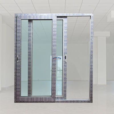 Puerta corredera de cristal UPVC impermeable y resistente al viento para el estilo de diseño del suroeste