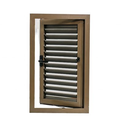 Persiana de plantación de aluminio para ventanas con tamaño de luzera de 50,8 mm y forma personalizada