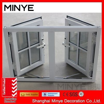 Diseños de puertas de ventanas de parrilla de hierro para vidrio moderno Casement de aluminio de ventanas estilo moderno
