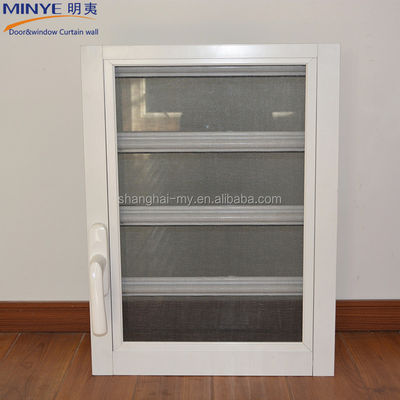 Cortinas de vidrio de aluminio de color personalizado con pantalla de mosca y material principal de aluminio