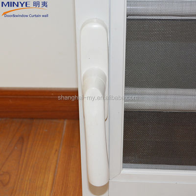 Cortinas de vidrio de aluminio de color personalizado con pantalla de mosca y material principal de aluminio