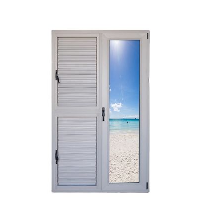 Ventana de aluminio con doble acristalamiento de doble acristalamiento con superficie terminada