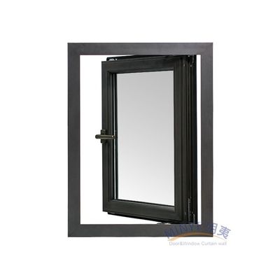Ventana de doble acristalamiento aislada del sonido AS2047 de aluminio exterior de baja resistencia