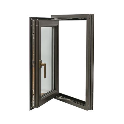 Ventana de doble acristalamiento aislada del sonido AS2047 de aluminio exterior de baja resistencia