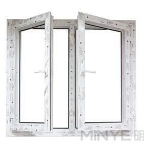Ventana de revestimiento UPVC de ahorro energético con apertura y aislamiento térmico