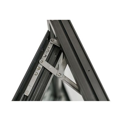 Ventana de doble acristalamiento aislada del sonido AS2047 de aluminio exterior de baja resistencia