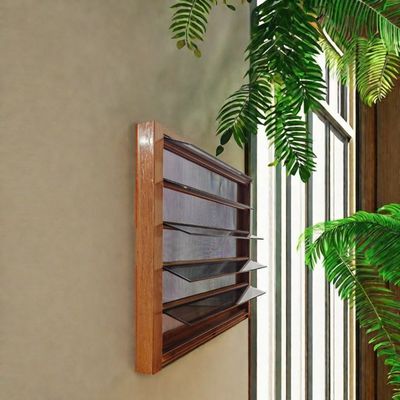 Persiana de vidrio ajustable para casas exteriores de estilo europeo en colores personalizados
