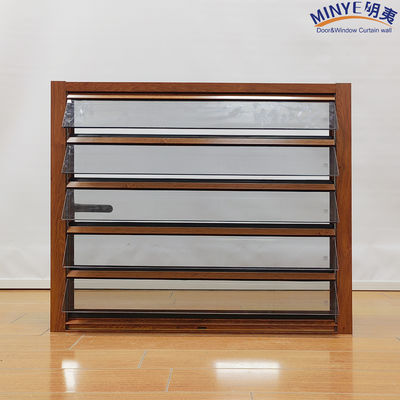 Persiana de vidrio ajustable para casas exteriores de estilo europeo en colores personalizados
