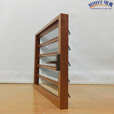 Persiana de vidrio ajustable para casas exteriores de estilo europeo en colores personalizados