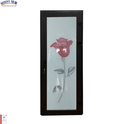 Estilo de diseño moderno colgante vertical de puerta UPVC para villa hecho de aluminio