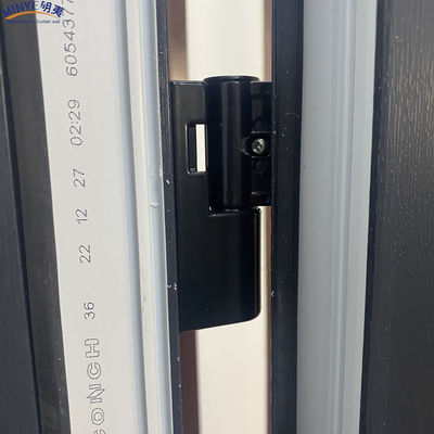 Estilo de diseño moderno colgante vertical de puerta UPVC para villa hecho de aluminio
