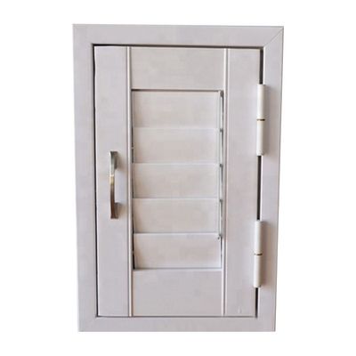 Ventana de persiana de revestimiento de PVC de pantalla de fibra de vidrio contra mosquitos con hardware chino superior