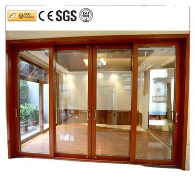 Puerta de vidrio de acoplador de aluminio comercial con diseño de pista baja y especificaciones de vidrio de 5mm-12mm