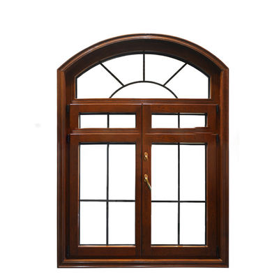 Ventana de iglesia europea con patrón de apertura horizontal de vidrio de vidrio único y doble