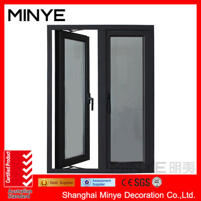 1.4mm hardware chino o alemán Aluminio Ventanas de baño para ventanas de baño de vidrio