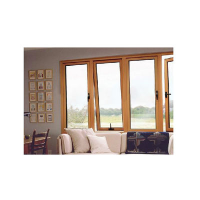 Venta de ventanas de baño de aluminio de estilo Swing Open con diseño de punta suspendida y recubrimiento en polvo