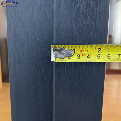 Puerta con bisagra vertical UPVC a prueba de viento de vidrio doble templado para puertas de enchufe de PVC duraderas