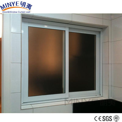Diseño moderno de impacto de huracán marco de aluminio exterior ventanas correderas para residenciales