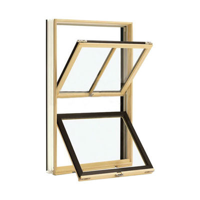 Patrón de apertura vertical de aluminio de ventana deslizante hacia arriba y hacia abajo para tamaño personalizado