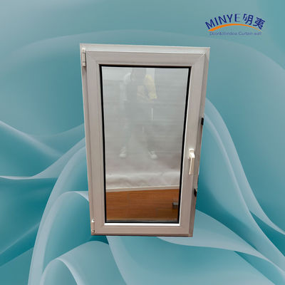 Kin Long China Hardware de la parte superior de PVC inclinación y vuelta de la ventana con vidrio doble templado