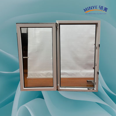 Kin Long China Hardware de la parte superior de PVC inclinación y vuelta de la ventana con vidrio doble templado