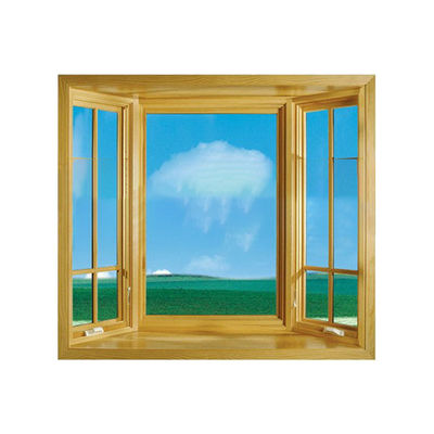 Ventanas de madera de aluminio de MINYE con vidrio templado y personalizable incluido