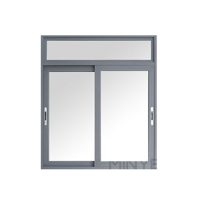 Estilo de diseño postmoderno Ventanas de vidrio de sombra de sol con perfil de aluminio estándar 6063-T5
