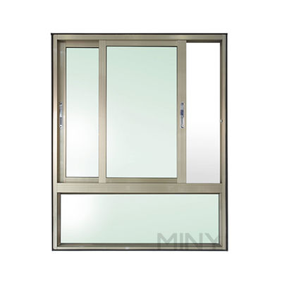 Estilo de diseño postmoderno Ventanas de vidrio de sombra de sol con perfil de aluminio estándar 6063-T5