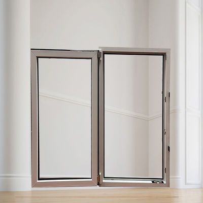 OEM Upvc personalizado inclinación girar ventanas para la casa deslizante de perfil fijo de la ventana de PVC