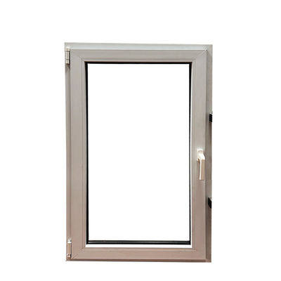 OEM Upvc personalizado inclinación girar ventanas para la casa deslizante de perfil fijo de la ventana de PVC