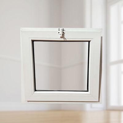 Ventana invertida de PVC de tamaño personalizado de estilo europeo con excelente sellado antirrobo