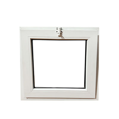 Ventana invertida de PVC de tamaño personalizado de estilo europeo con excelente sellado antirrobo
