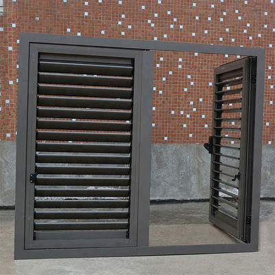 1.4mm-2.0mm espesor de perfil persianas de plantación de aleación de aluminio para ventanas americanas