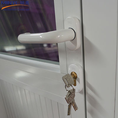 Puerta de cristal de aluminio con doble cristal