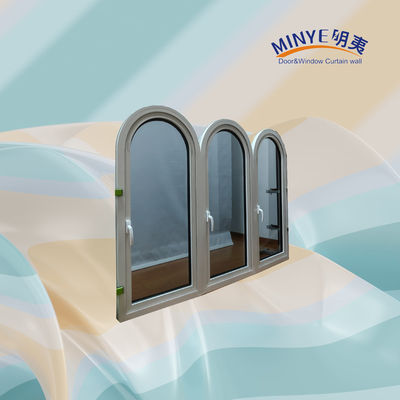 Ventana de revestimiento de UPVC de diseño moderno con buena resistencia a la corrosión y alta resistencia
